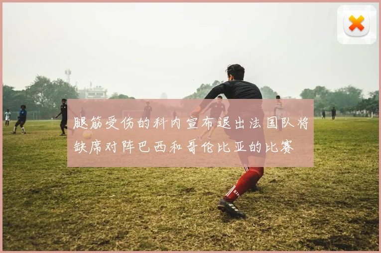 腿筋受伤的科内宣布退出法国队将缺席对阵巴西和哥伦比亚的比赛